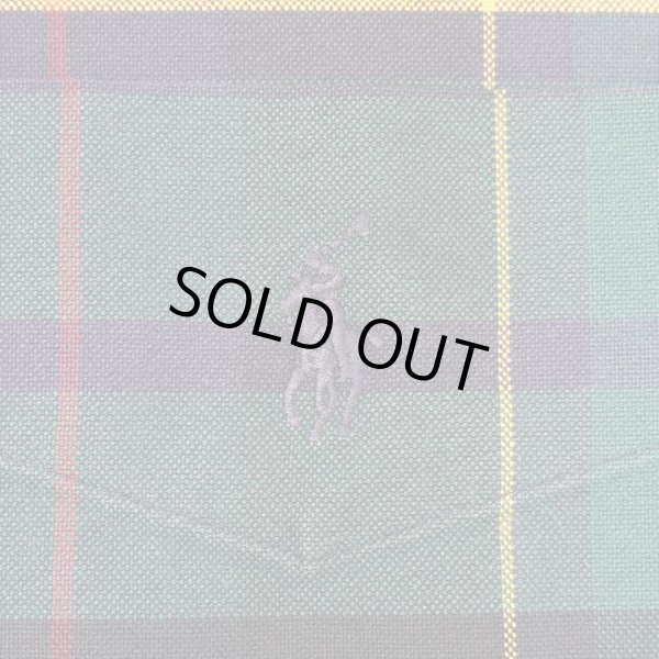 画像3: 90's Polo Ralph Lauren ボタンダウンシャツ "BIG SHIRT / Green Plaid" (3)