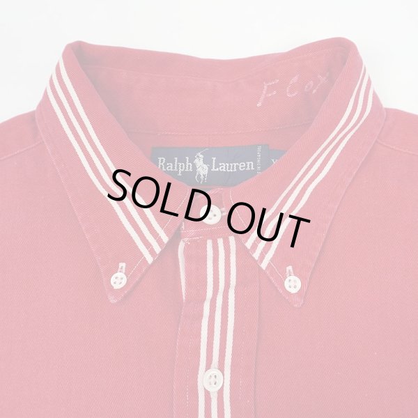 画像3: Early 90's Polo Ralph Lauren マルチストライプ柄 ボタンダウンシャツ (3)