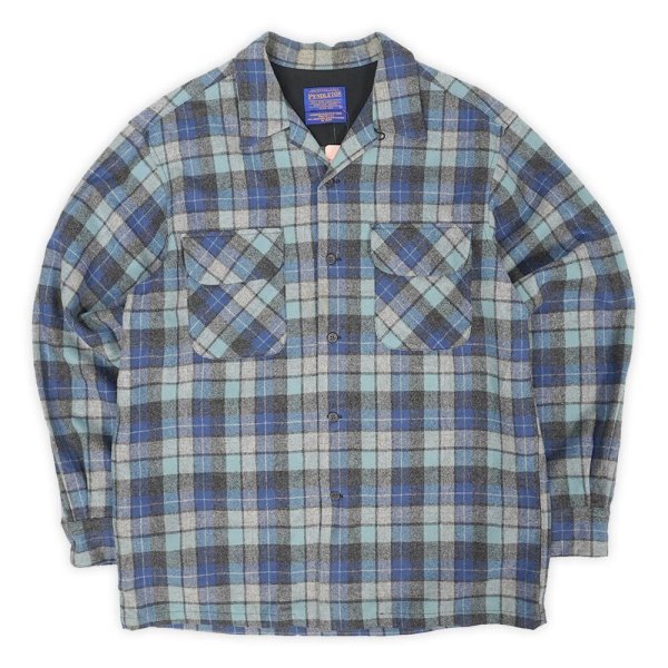 画像1: 00's Pendleton オープンカラー ウールシャツ "The Beach Boys LIMITED EDITION" (1)