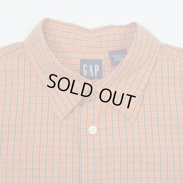 画像3: Early 00's OLD GAP S/S レギュラーカラーシャツ (3)