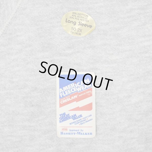 画像3: 80's Sportswear ブランクスウェット "GRAY / MADE IN USA / DEADSTOCK" (3)