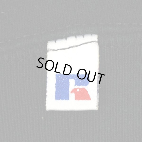 画像3: 90's RUSSELL 前V ブランクスウェット "MADE IN USA / BLACK" (3)