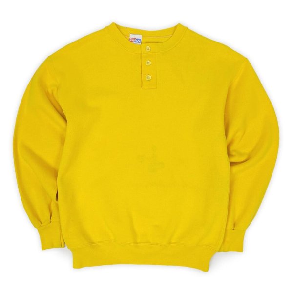 画像1: 80-90's 20/20 SPORT ヘンリーネック ブランクスウェット “MADE IN USA” (1)