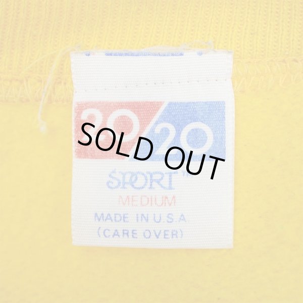 画像2: 80-90's 20/20 SPORT ヘンリーネック ブランクスウェット “MADE IN USA” (2)