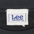 画像2: 90's Lee SPORT S/S ブランクスウェット "BLACK / XL相当" (2)