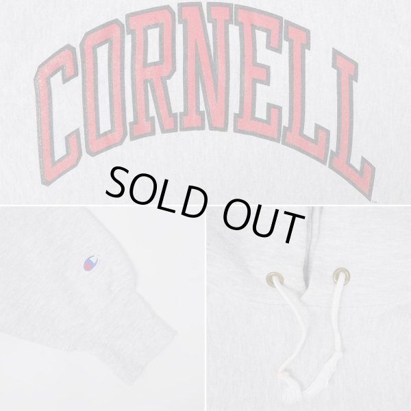 画像3: 90's Champion リバースウィーブ パーカー "CORNELL / MADE IN USA" (3)