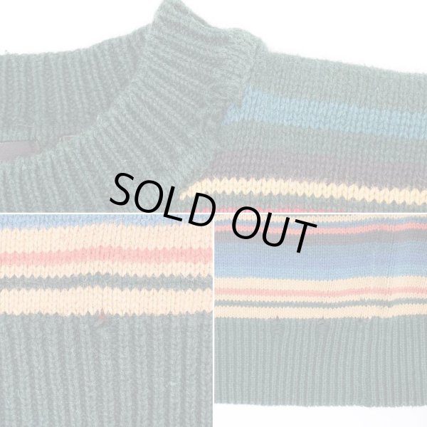 画像4: 90's STRUCTURE ネイティブボーダー柄 コットンニット (4)