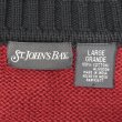 画像2: 00's ST JOHN'S BAY ワイドボーダー柄 コットンニット (2)