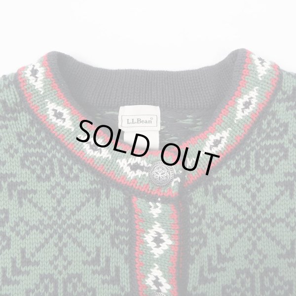 画像3: 90-00's L.L.bean コットンニット カーディガン (3)