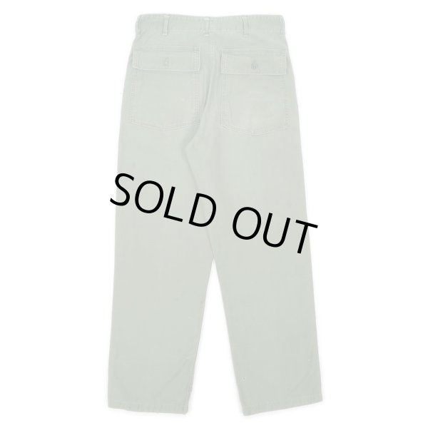 画像2: 60's US.ARMY コットンサテン ベイカーパンツ (2)