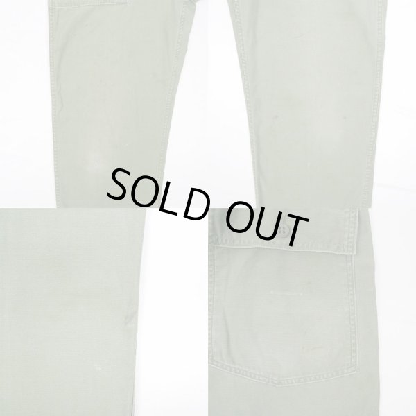 画像4: 60's US.ARMY コットンサテン ベイカーパンツ (4)