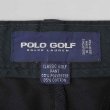 画像3: 90's Polo Ralph Lauren 2タック チノトラウザ― "Classic Golf Pant / BLACK" (3)