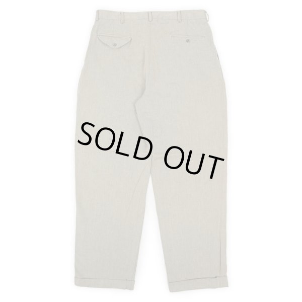 画像2: 90's Polo Ralph Lauren ツータック コットントラウザー (2)