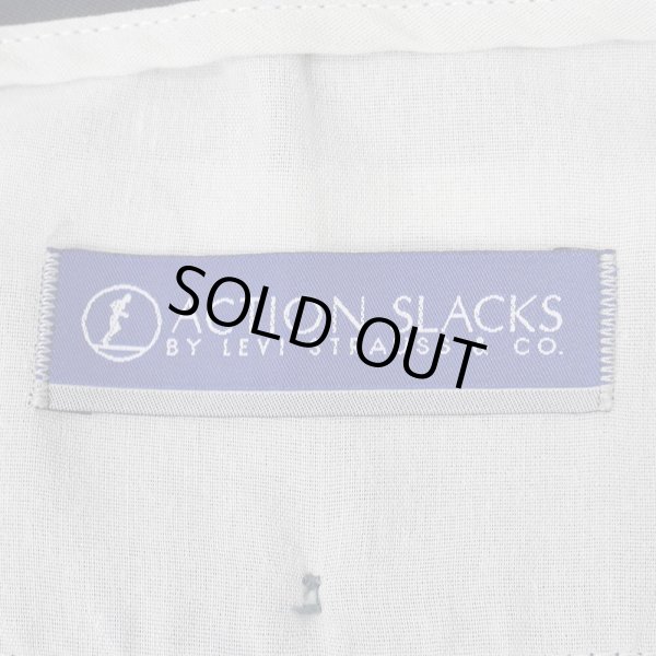 画像3: Early 00's Levi's アクションスラックス “NAVY / W36 L32” (3)