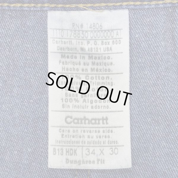 画像3: 00's Carhartt デニムペインターパンツ "B13 HDK / W34 L30" (3)