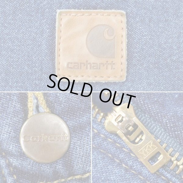 画像4: 00's Carhartt デニムペインターパンツ "B13 HDK / W34 L30" (4)
