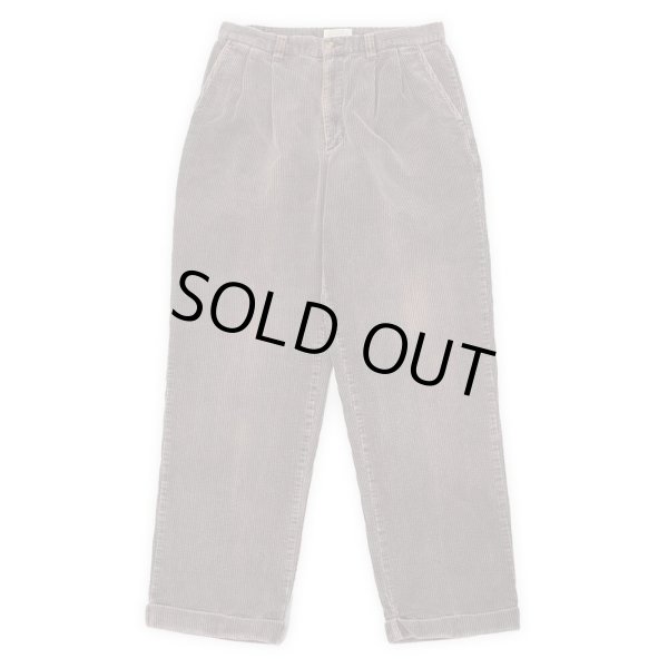 画像1: 90's ST JOHN'S BAY 2タック コーデュロイトラウザー "BROWN / W32" (1)