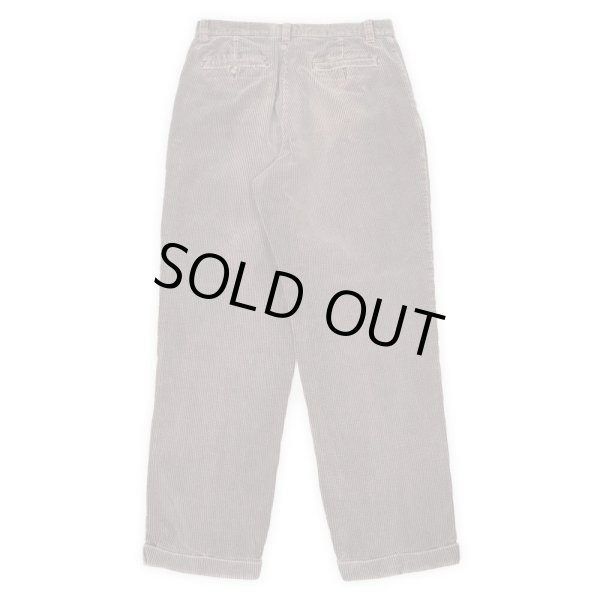 画像2: 90's ST JOHN'S BAY 2タック コーデュロイトラウザー "BROWN / W32" (2)