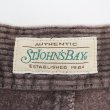 画像3: 90's ST JOHN'S BAY 2タック コーデュロイトラウザー "BROWN / W32" (3)