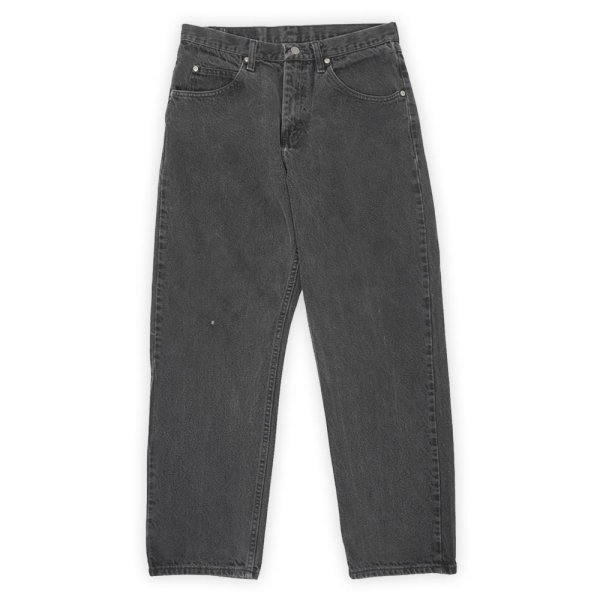 画像1: 00's Wrangler 97601CB ブラックデニムパンツ "W33 L30" (1)