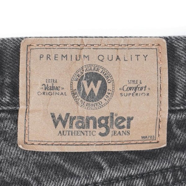 画像3: 00's Wrangler 97601CB ブラックデニムパンツ "W33 L30" (3)