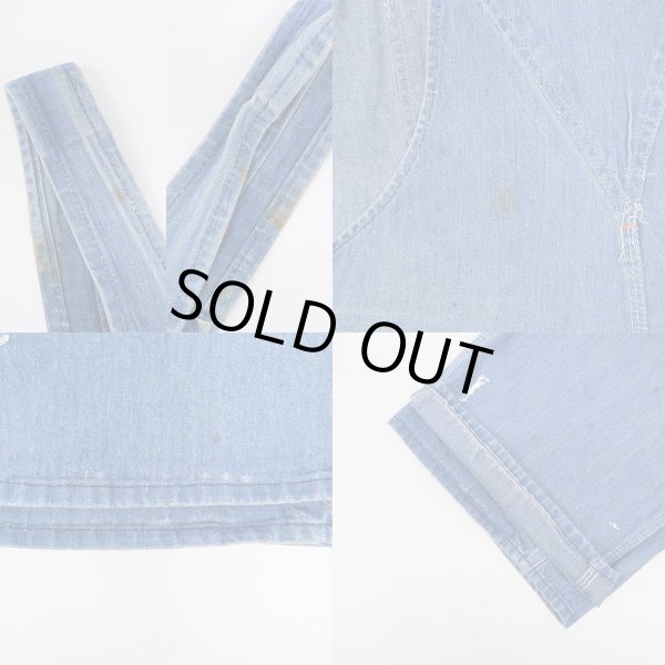 画像3: 80's Sears デニムオーバーオール "W36 L30" (3)