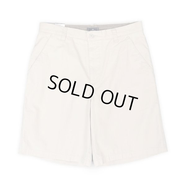 画像1: 00's DOCKERS ノータック チノショーツ "DEADSTOCK / OFF WHITE / W32" (1)
