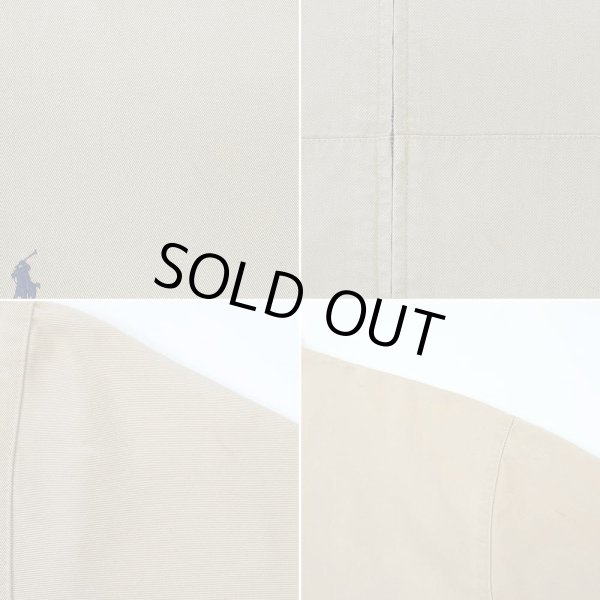 画像4: 90's Polo Ralph Lauren コットンツイル スウィングトップ "BEIGE" (4)