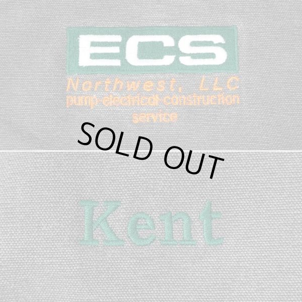 画像4: 00's Carhartt アクティブジャケット "GRAY / 企業ロゴ刺繍" (4)