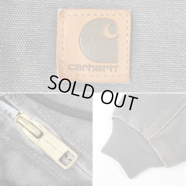 画像5: 00's Carhartt アクティブジャケット "GRAY / 企業ロゴ刺繍" (5)