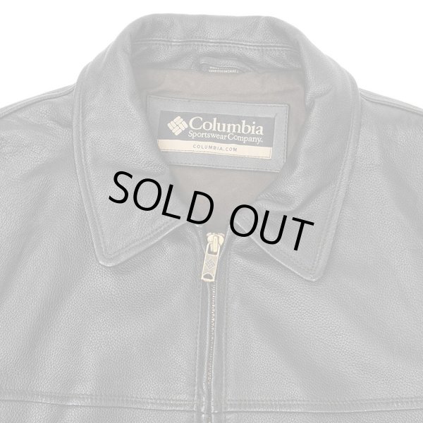 画像4: 00's Columbia レザースポーツジャケット (4)