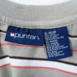 画像2: 90's Puritan マルチボーダーTシャツ (2)