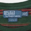 画像2: 00's Polo Ralph Lauren マルチボーダー ポケットTシャツ "LINEN×COTTON" (2)