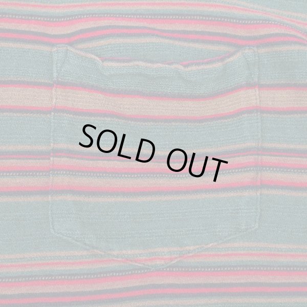 画像3: 00's Polo Ralph Lauren マルチボーダー ポケットTシャツ "LINEN×COTTON" (3)