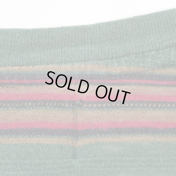 画像4: 00's Polo Ralph Lauren マルチボーダー ポケットTシャツ "LINEN×COTTON" (4)