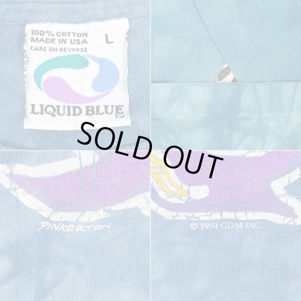 画像3: 90's Grateful Dead タイダイ染め バンドTシャツ "LIQUID BLUE BODY / MADE IN USA" (3)