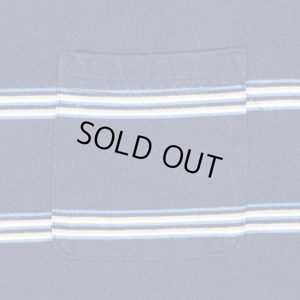 画像3: 00's Puritan マルチボーダー ポケットTシャツ (3)