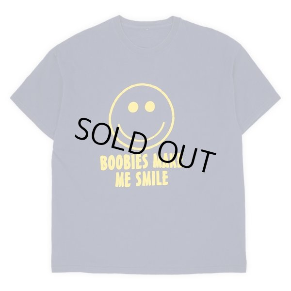 画像1: 00's BOOBIES MAKE ME SMILE 発泡プリントTシャツ (1)