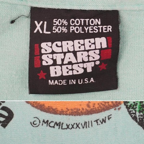 画像2: 80's Life's a Peach プリントTシャツ "MADE IN USA" (2)