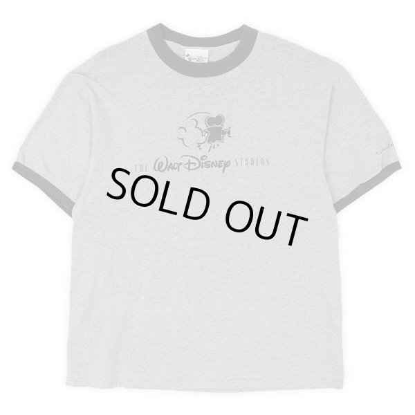 画像1: 00's The WALT DISNEY Studios リンガーTシャツ (1)