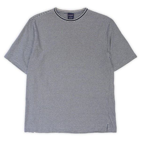 画像1: 90-00's ROUNDTREE & YORKE マルチボーダーTシャツ (1)
