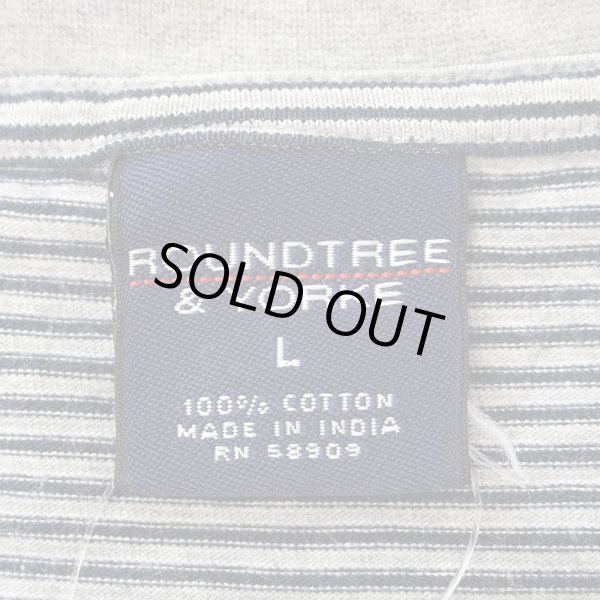 画像2: 90-00's ROUNDTREE & YORKE マルチボーダーTシャツ (2)