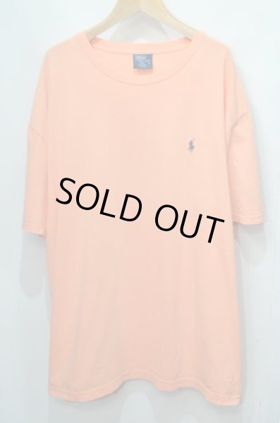 画像1: POLO Ralph Lauren ロゴ刺繍 Tシャツ “PINK” (1)
