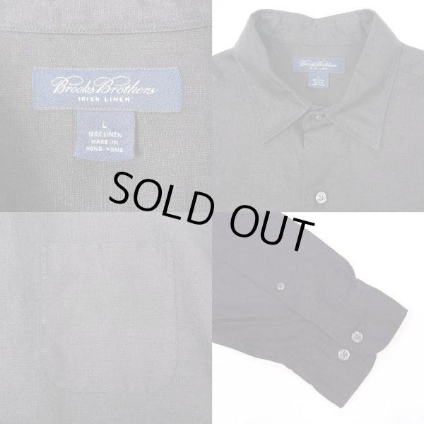 画像3: 00's Brooks Brothers L/S リネンシャツ (3)