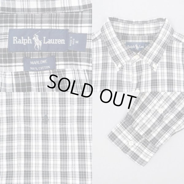 画像3: 90's Polo Ralph Lauren ボタンダウンシャツ “MARLOWE” (3)