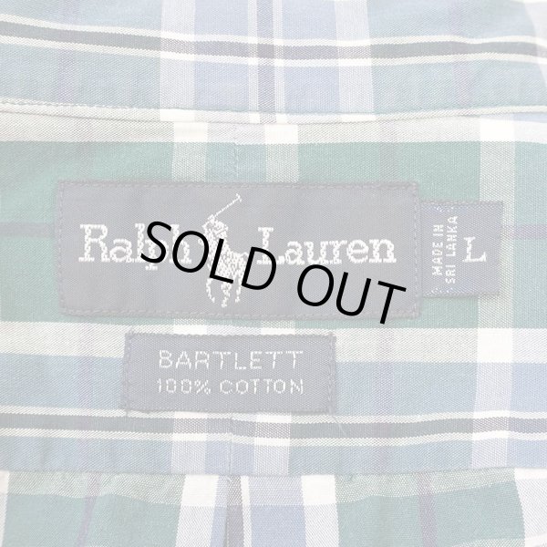 画像2: 90's Polo Ralph Lauren S/S ボタンダウンシャツ "BARTLETT" (2)