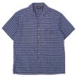 画像1: 90's Dickies S/S オープンカラーシャツ "NAVY Plaid" (1)