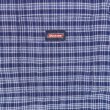 画像4: 90's Dickies S/S オープンカラーシャツ "NAVY Plaid" (4)
