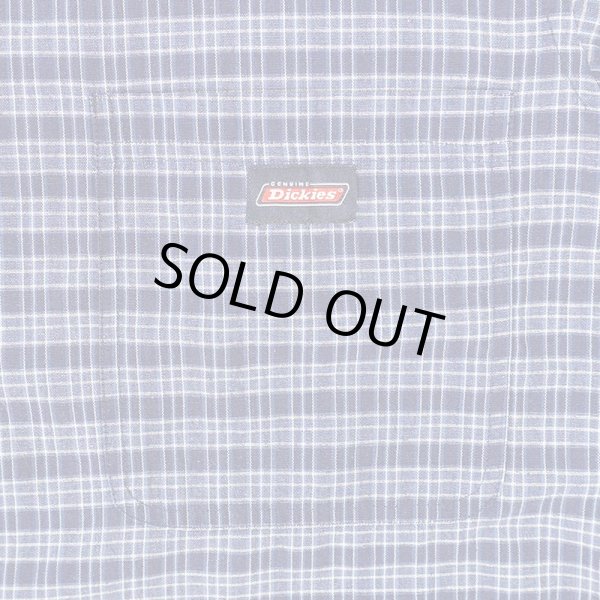画像4: 90's Dickies S/S オープンカラーシャツ "NAVY Plaid" (4)