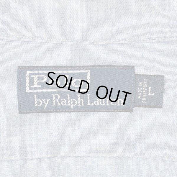 画像2: 00's Polo Ralph Lauren シャンブレーシャツ (2)